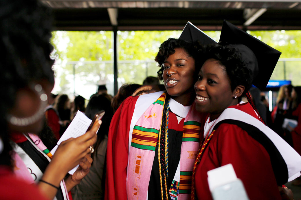 Graduating students attend their university's commencement ceremony on May 15, 2016, in New Jersey. (Getty/Eduardo Munoz Alvarez)