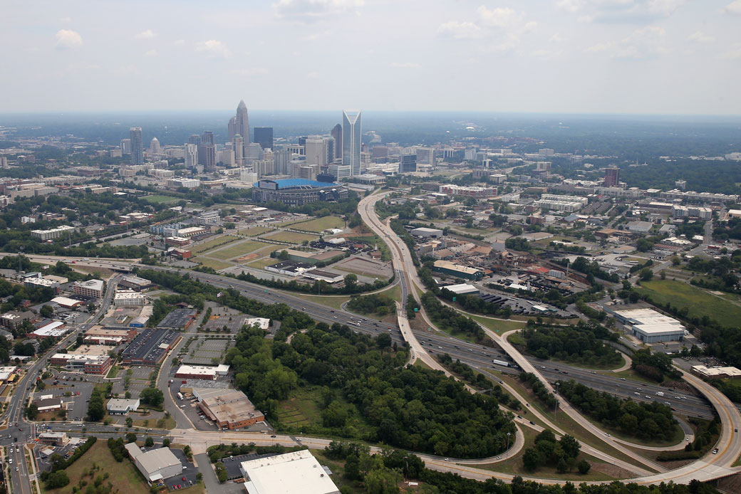 A view of Charlotte, North Carolina, September 2015. (Getty/Streeter Lecka)