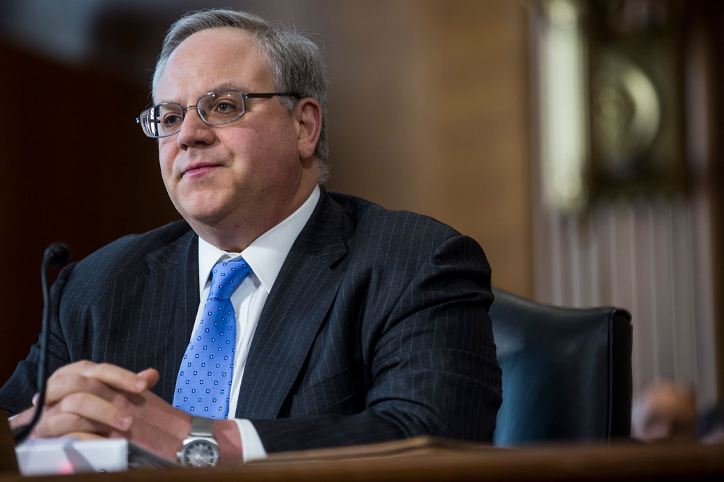 U.S. Secretary of the Interior David Bernhardt is pictured here in March 2019, in Washington, D.C. (Getty/Zach Gibson)