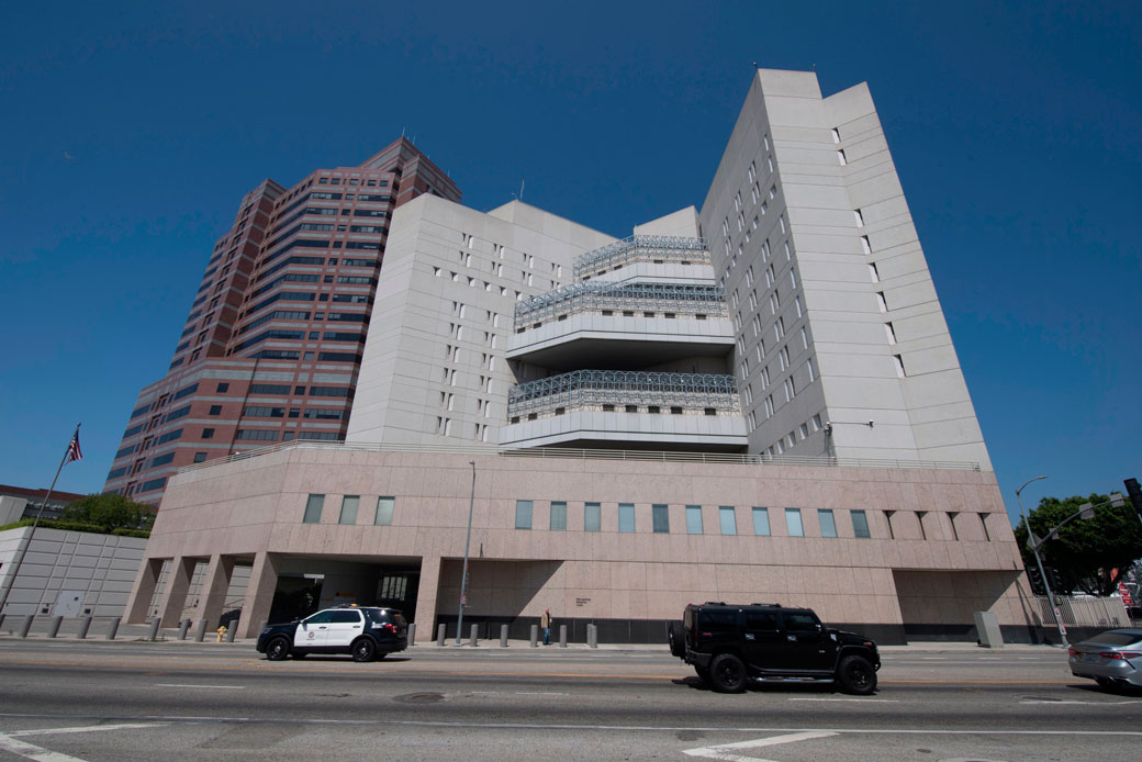 A U.S. Immigration and Customs Enforcement detention center is seen in Los Angeles, July 2019. (Getty/Mark Ralston)