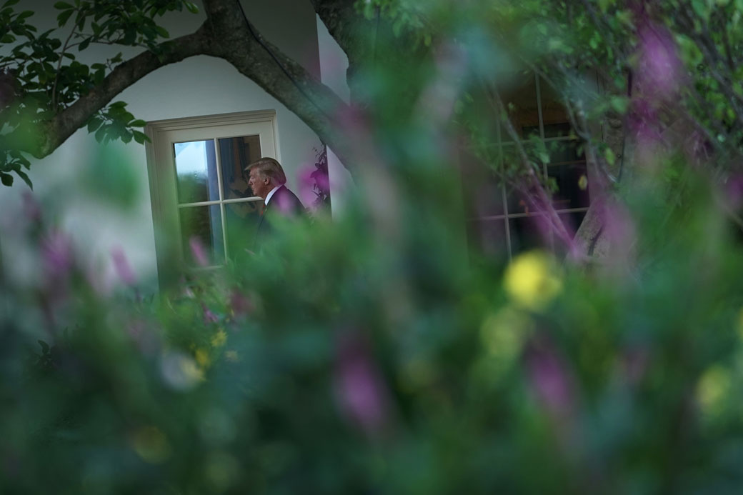 President Donald Trump leaves the Oval Office at the White House, September 12, 2019, Washington, D.C. (Getty/Alex Wong)