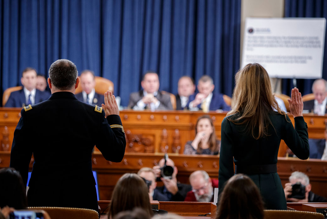 Congressional Impeachment Hearings, November 19, 2019 - Center for ...