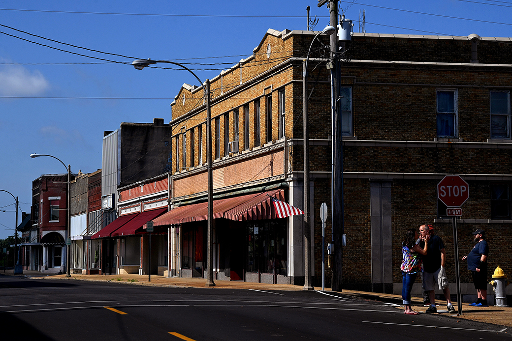 A downtown street scene in Missouri, July 2019. (Getty/Michael S. Williamson)