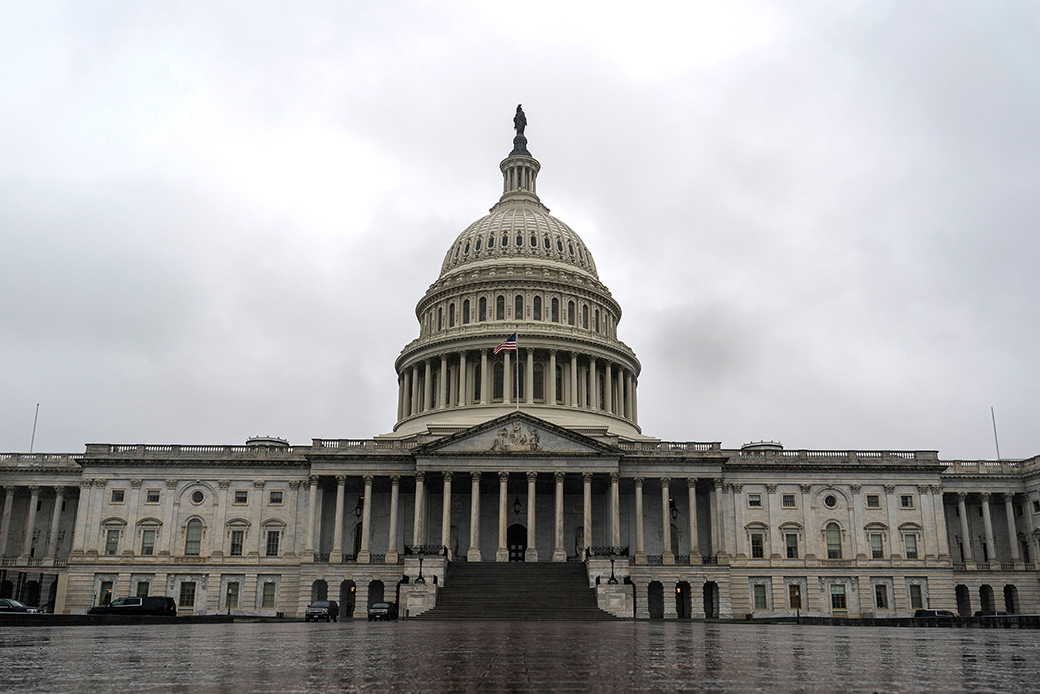 The U.S. Capitol Building is seen on March 25, 2020, in Washington. (Getty/Alex Edelman)