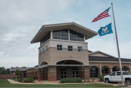 The Huey P. Long Campus of Central Louisiana Technical Community College in Winnfield, where Olivia Cohea studies forestry.