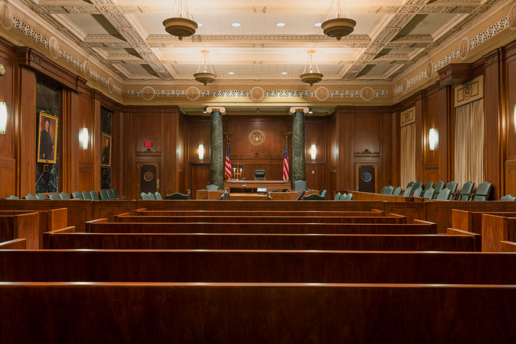  (A courthouse sits empty in the Jack Brooks Federal Building in Beaumont, Texas, November 2013.)