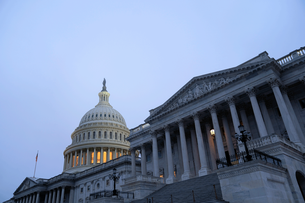 The U.S. Capitol stands in the early morning on October 20, 2020, in Washington, D.C. (Getty/Stefani Reynolds)