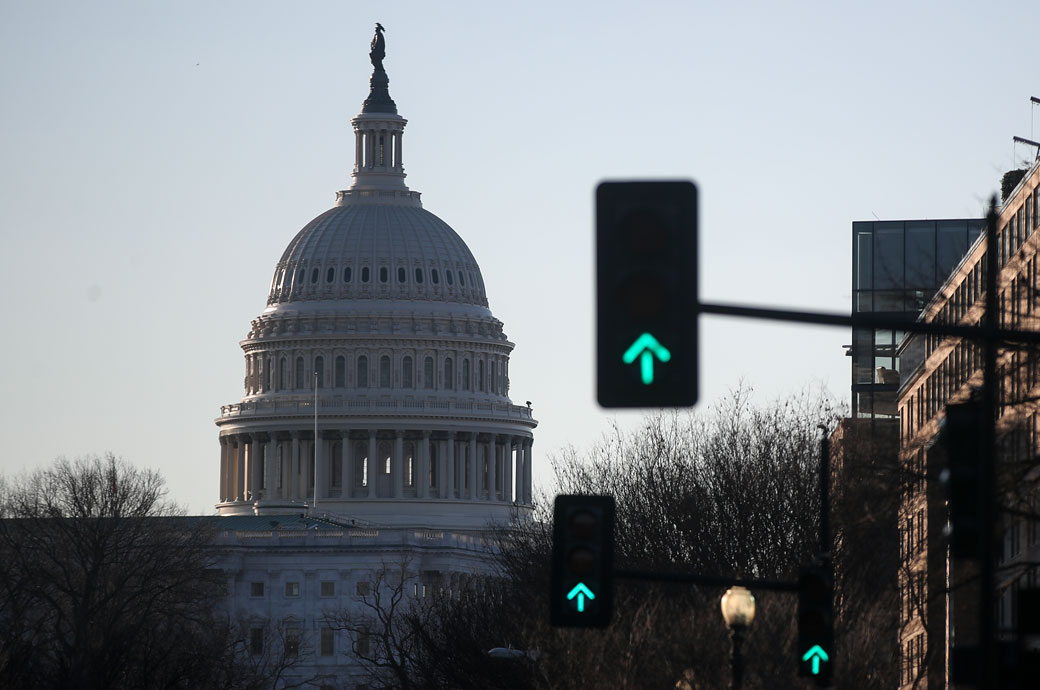 A view of the Capitol Building, January 2020 (Getty/Yegor Aleyev)