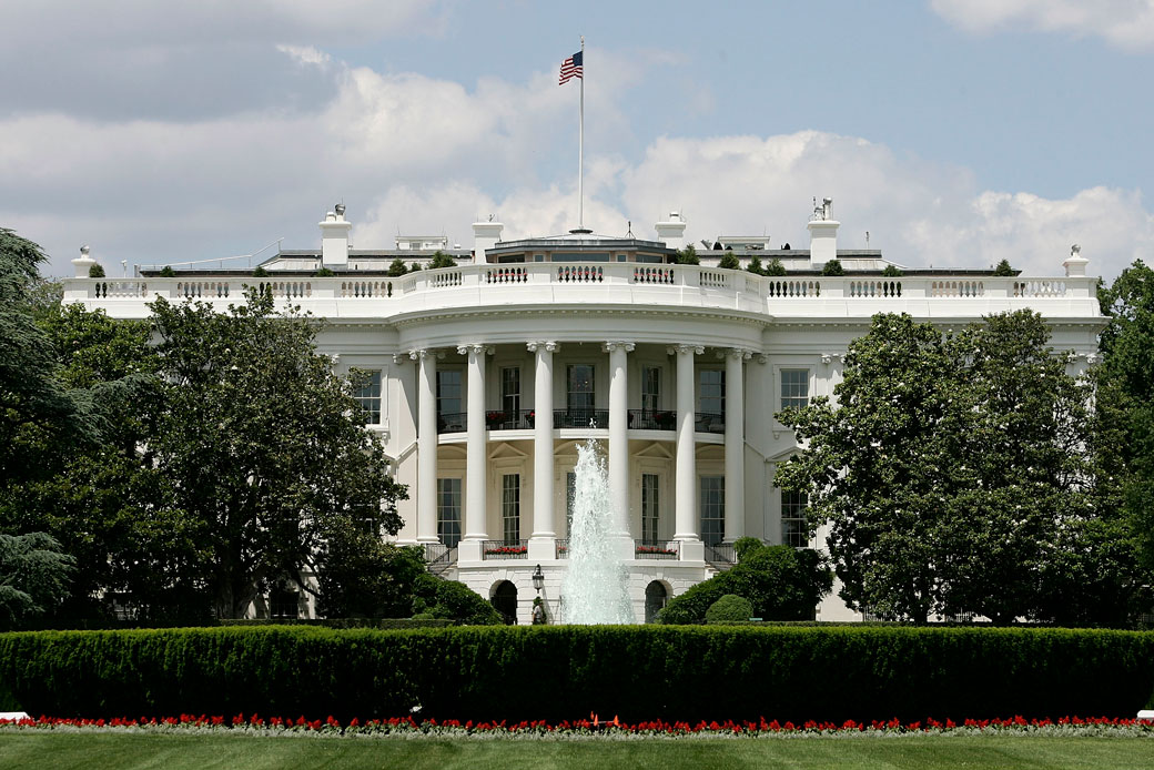 The White House is seen in May 2005, Washington, D.C. (Getty/Alex Wong)