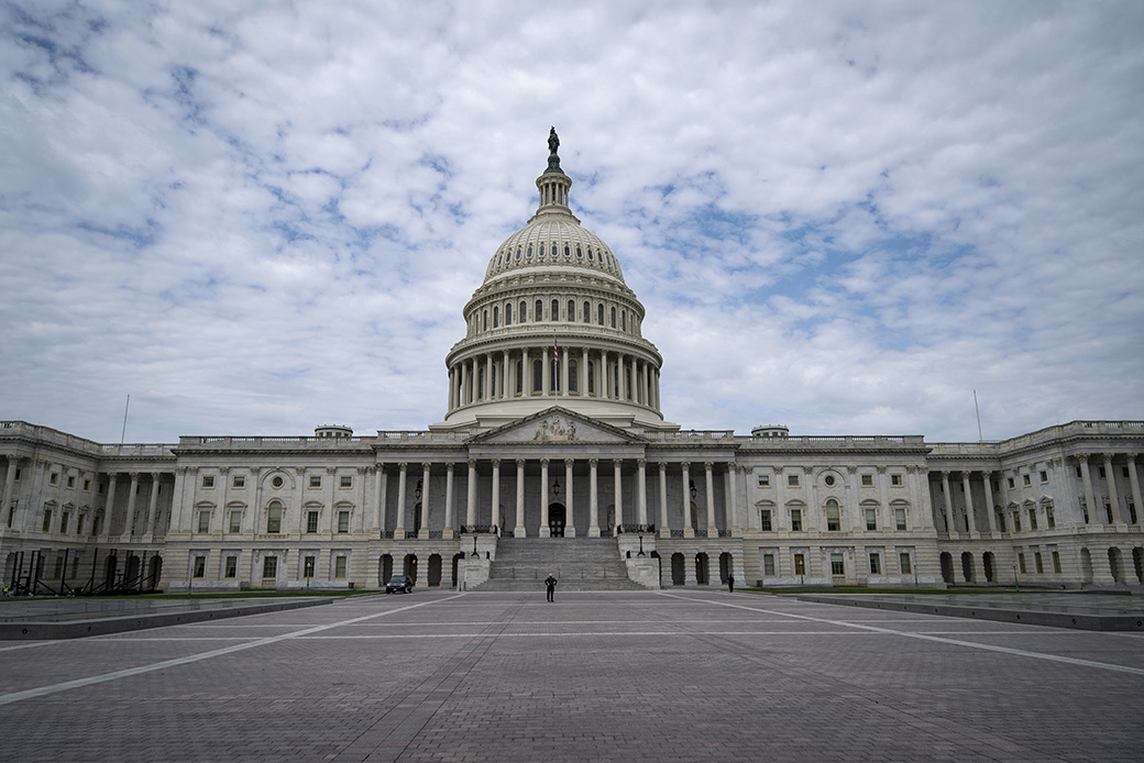 A view of the U.S. Capitol on April 29, 2020, in Washington, D.C. (Getty/Drew Angerer)