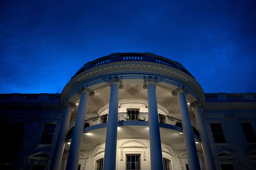 A view of the White House, May 22, 2018, in Washington, D.C. (Getty/Brendan Smialowski/AFP)