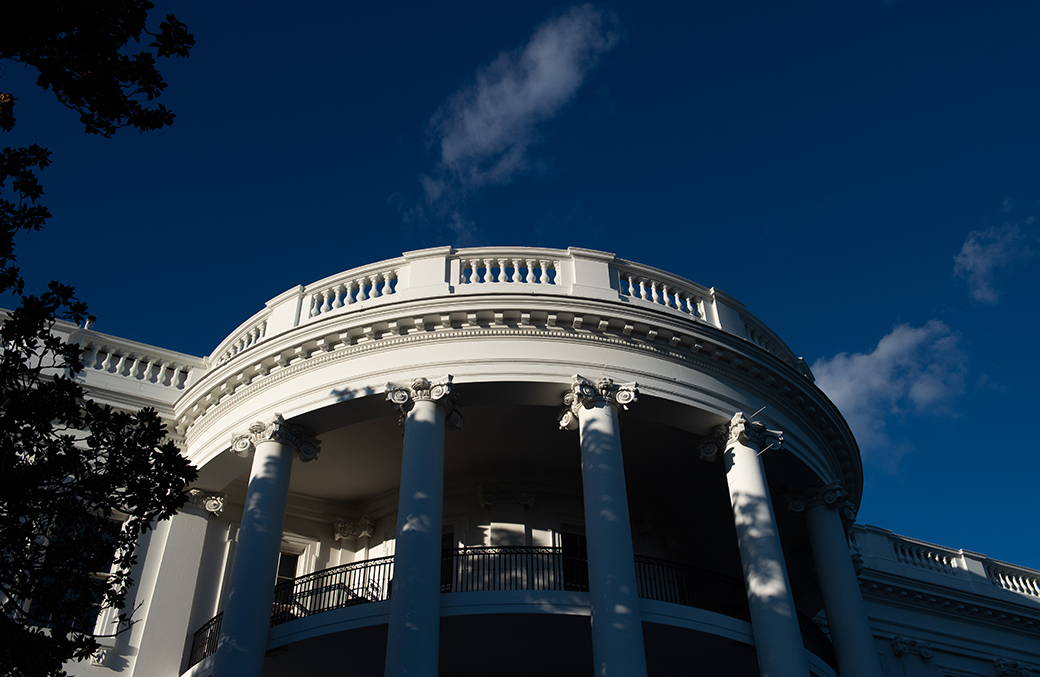 The White House is seen in Washington, October 2020. (Getty/Saul Loeb/AFP)