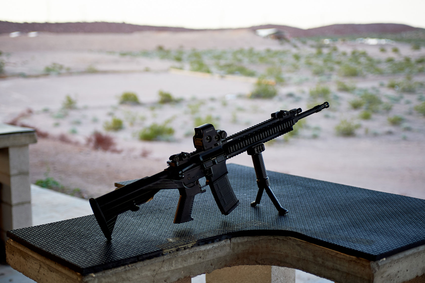 An AR-15 pictured at in Boulder City, Nevada, on March 14, 2018.