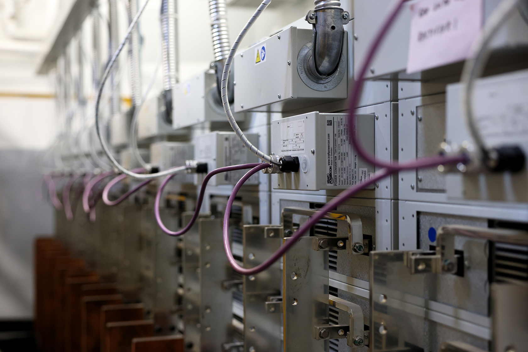 Close-up of a rectifier