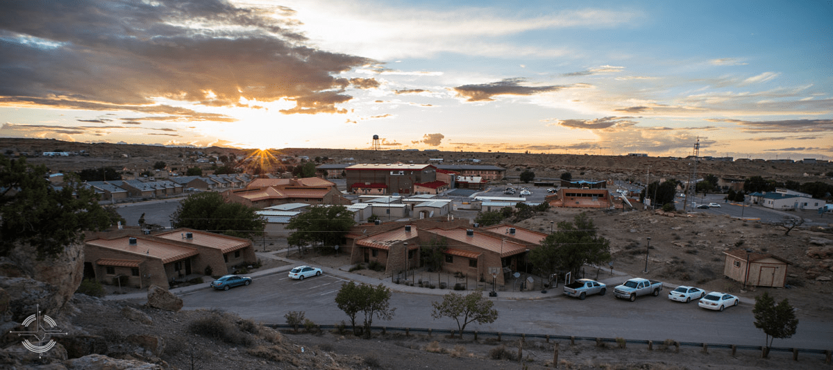 Navajo Tech’s main campus in Crownpoint, New Mexico, is pictured.