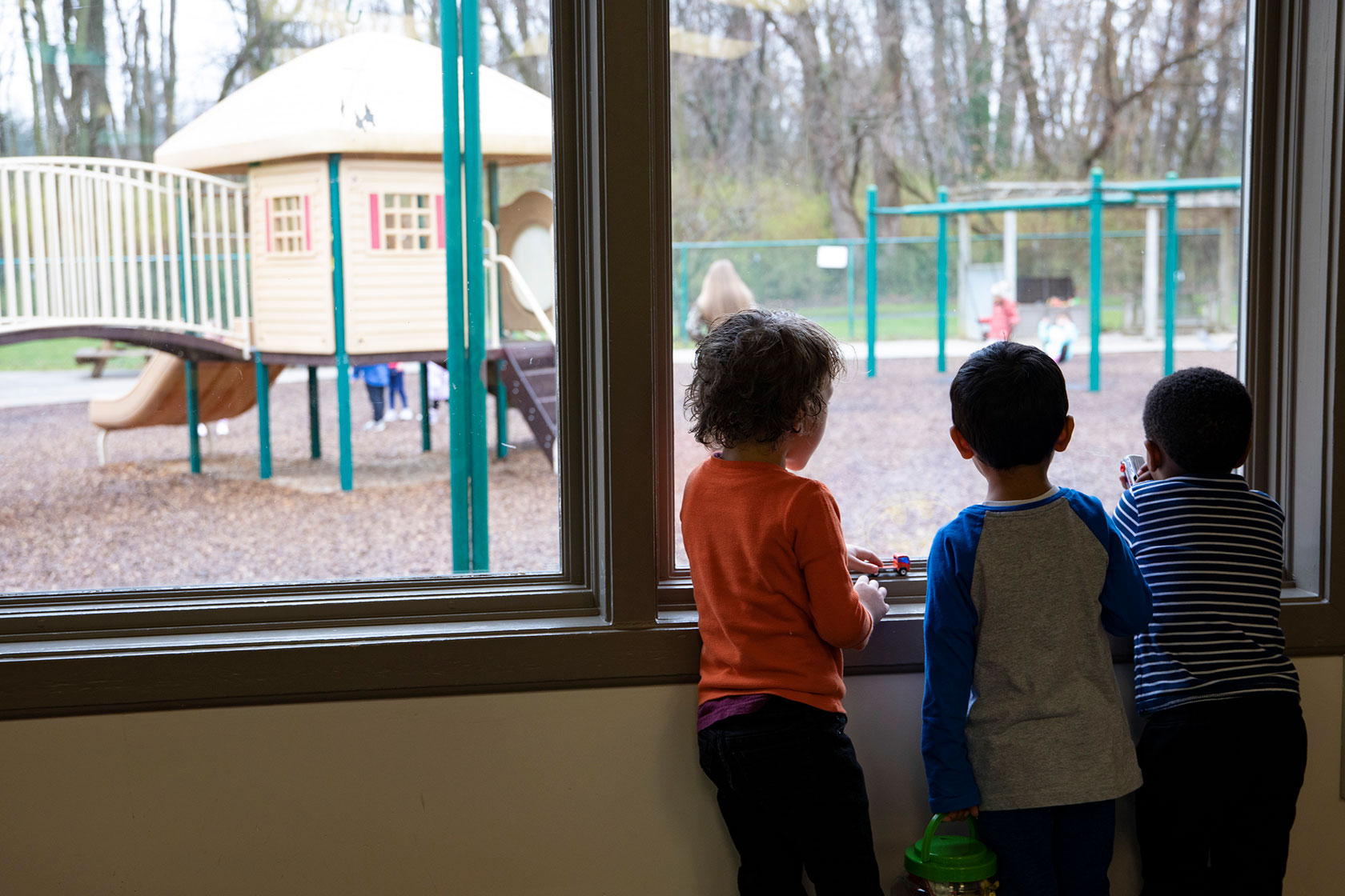 Children participate in activities at a Head Start classroom in Maryland.