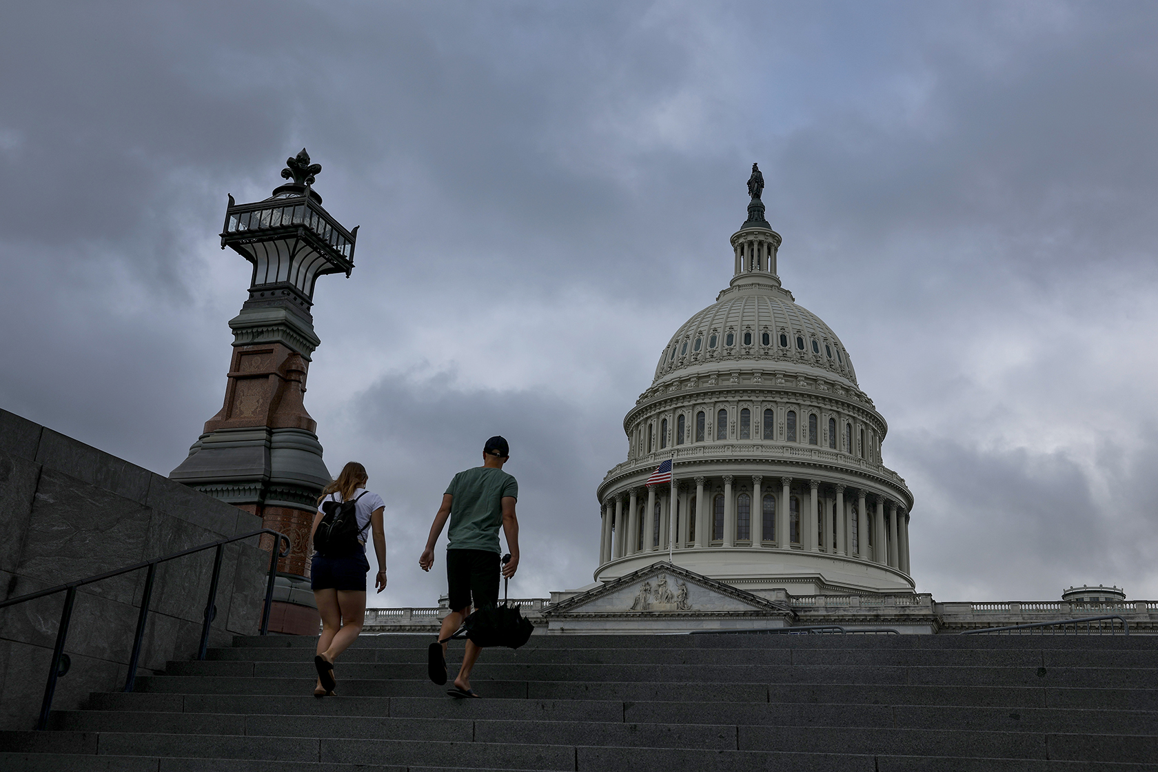 Tourists at Capitol building