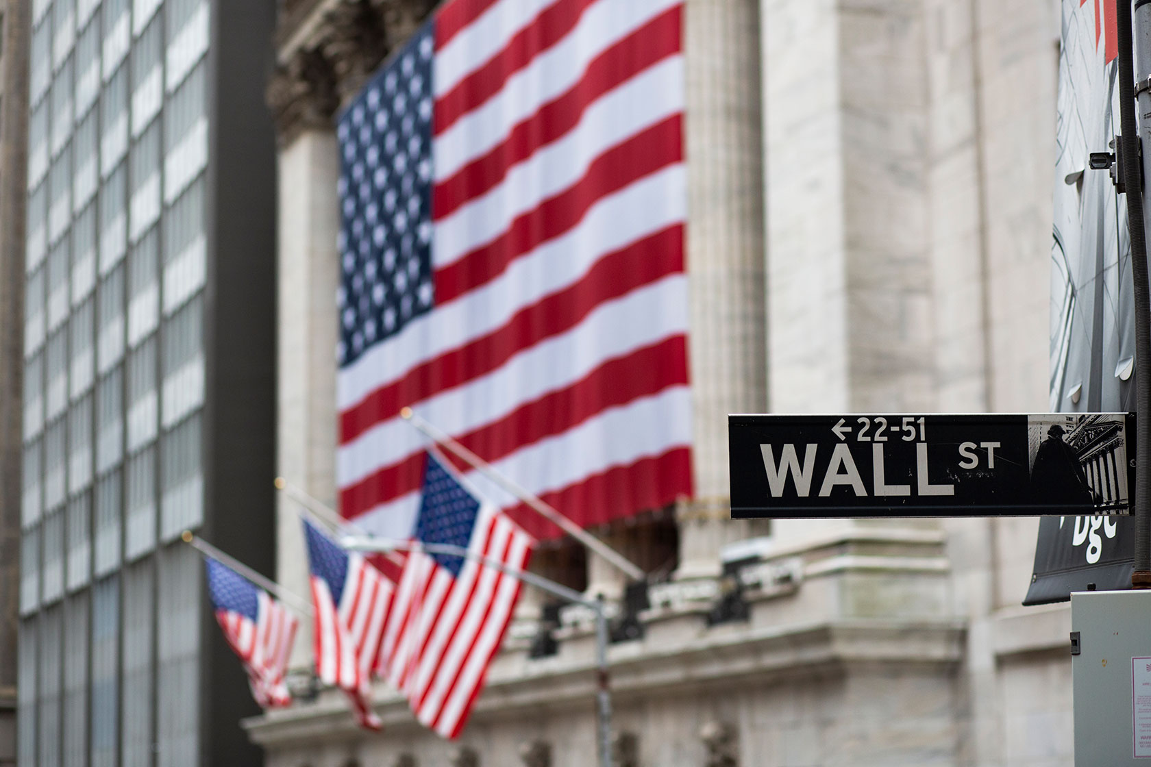 Street sign for Wall Street