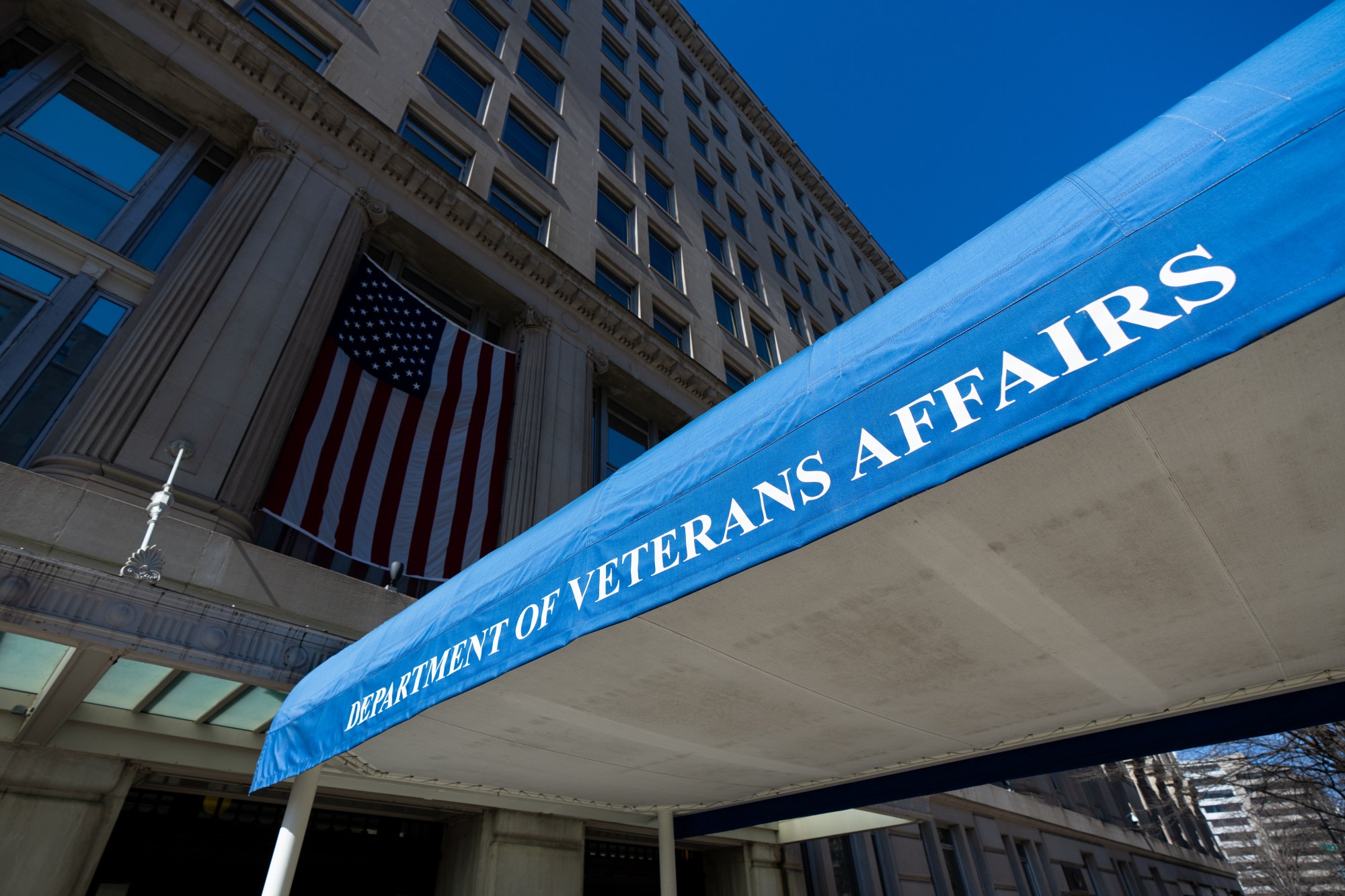 The Department of Veterans Affairs building in Washington.