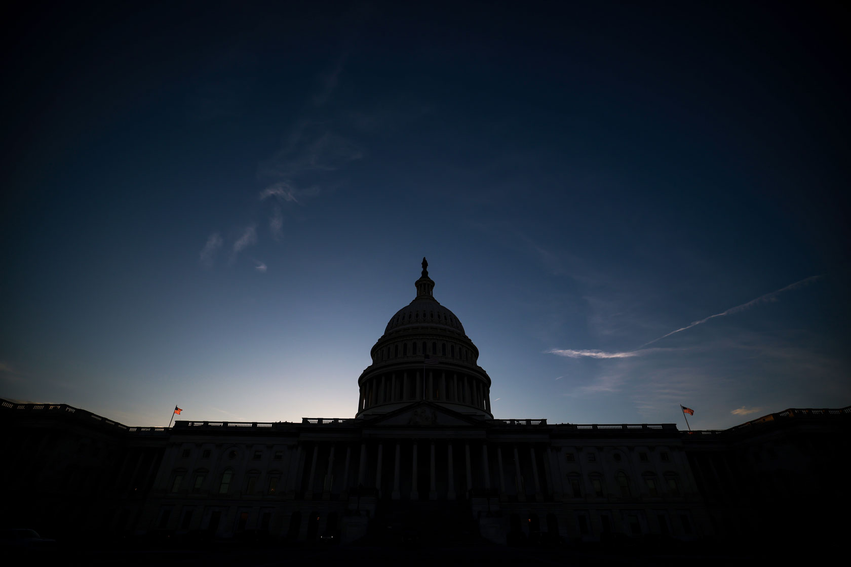 A view of the sunset at the U.S. Capitol in Washington, D.C., March 4, 2025.