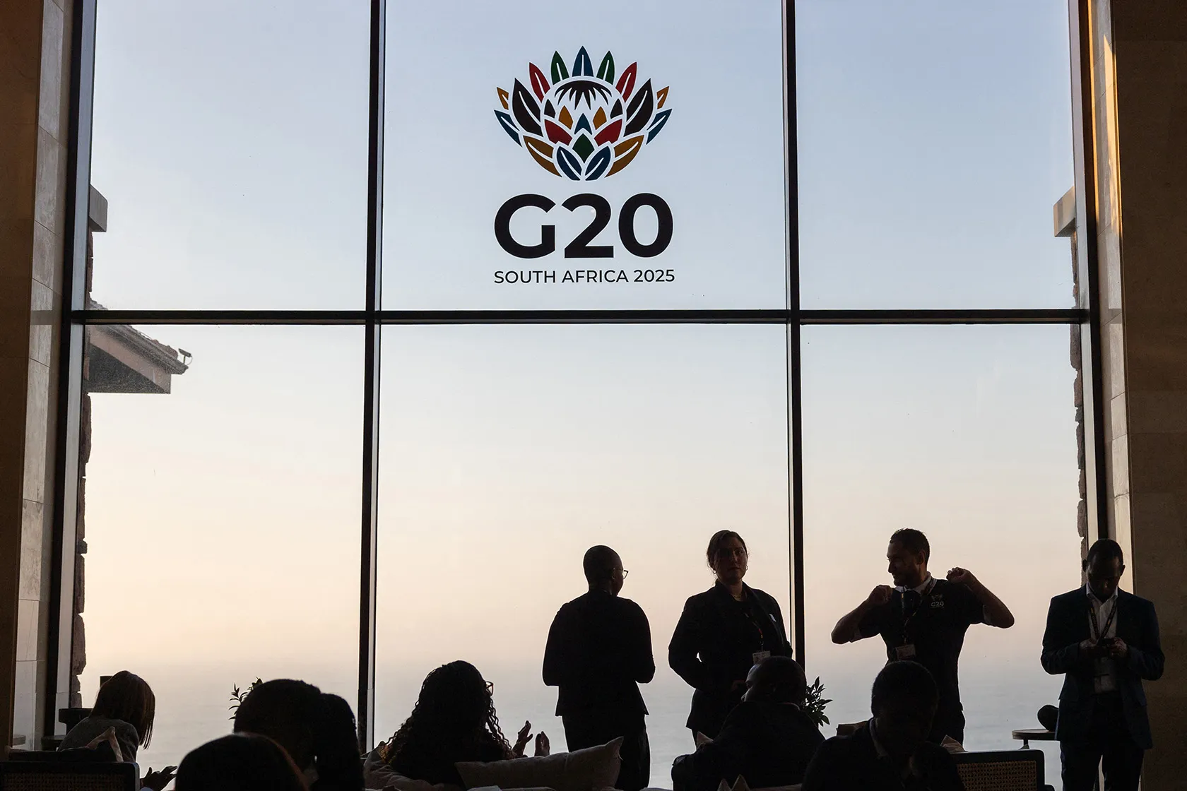 Delegates arrive ahead of the G20 Finance and Central Bank Deputies and Finance Ministers and Central Bank Governors’ Meetings.