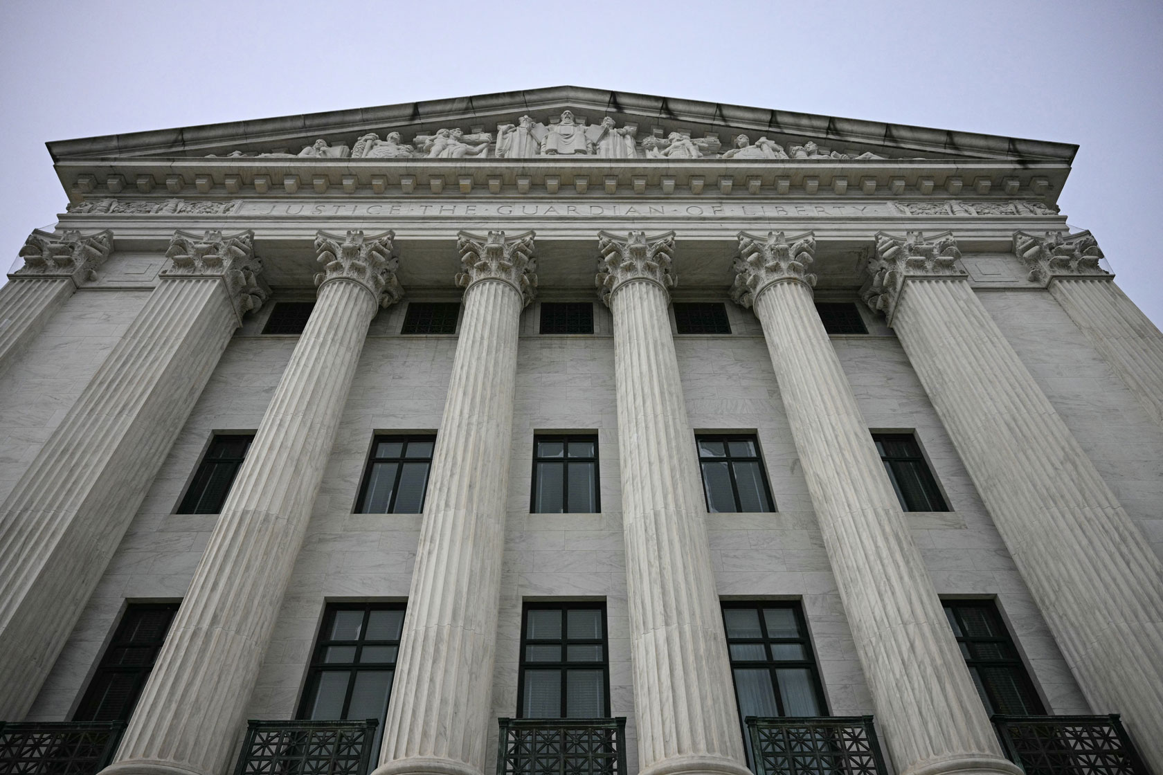 A view of the Supreme Court.